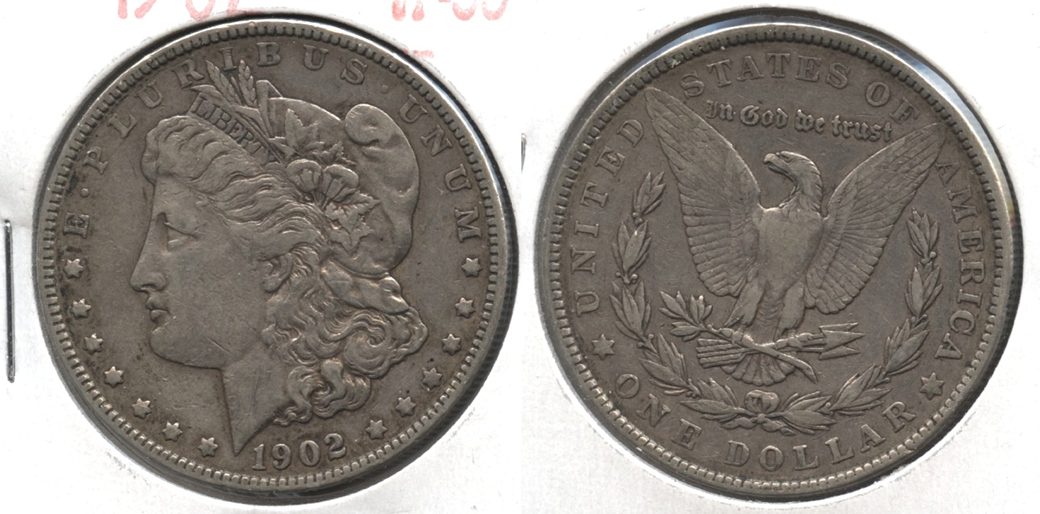 1902 Morgan Silver Dollar VF-30 #a