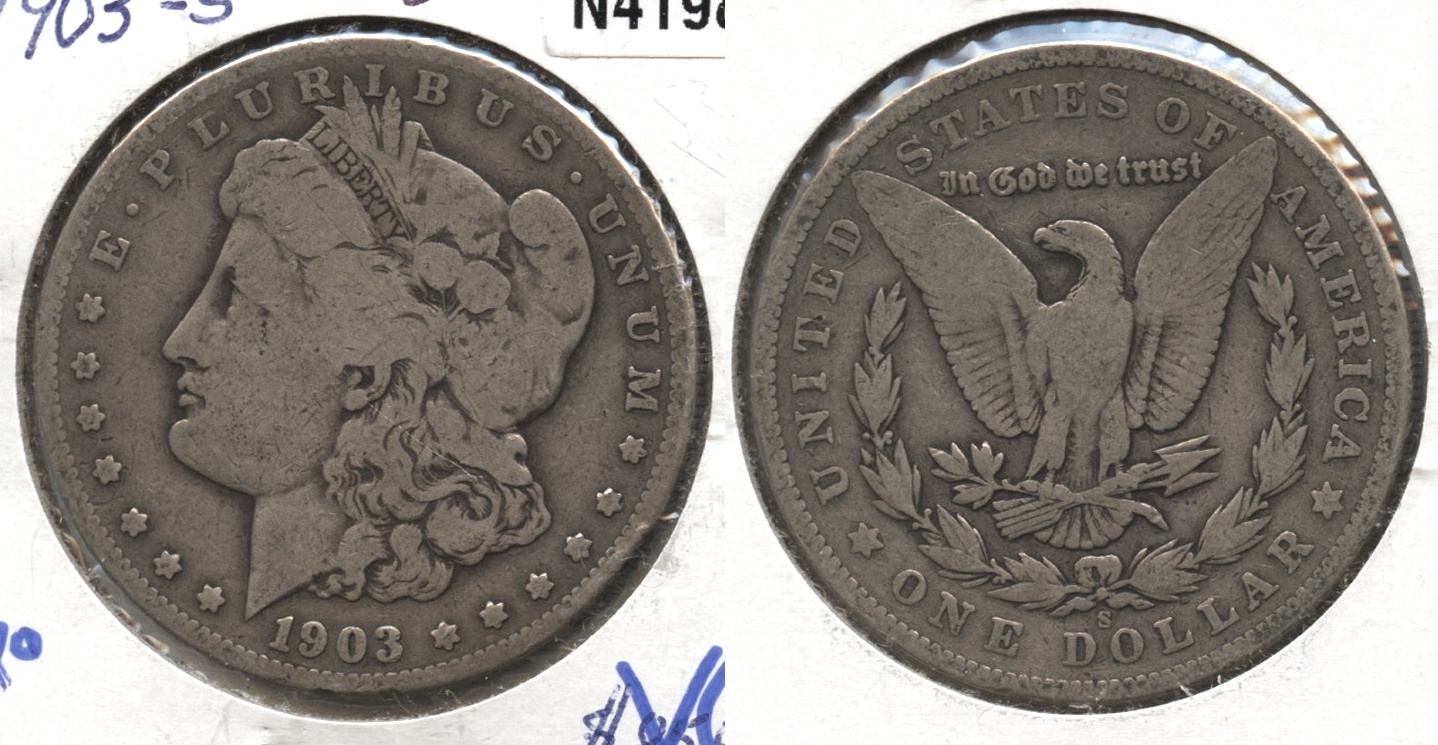 1903-S Morgan Silver Dollar Good-4 #c