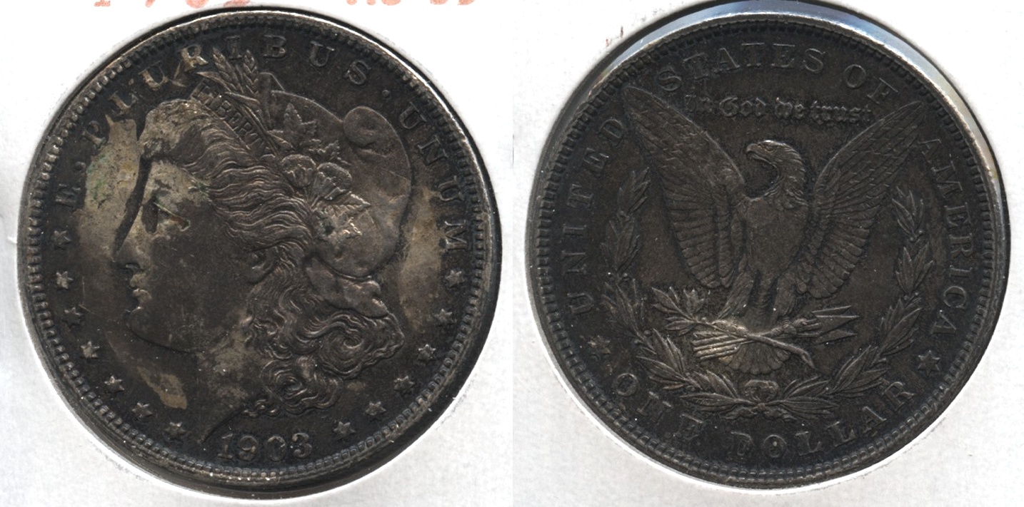 1903 Morgan Silver Dollar AU-50 #n