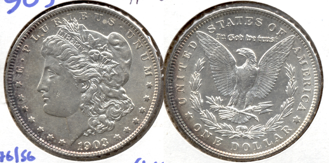 1903 Morgan Silver Dollar AU-55 c