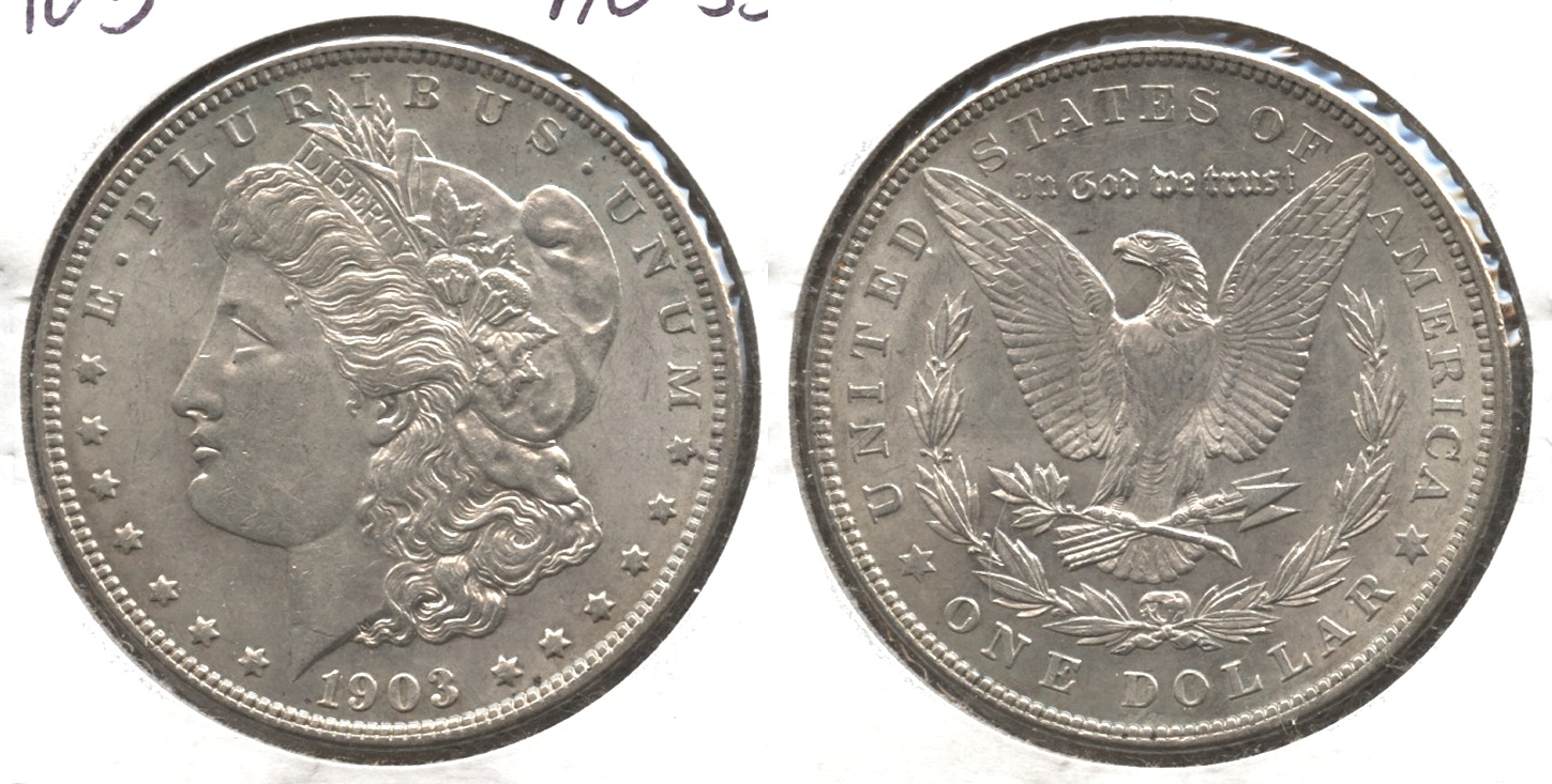 1903 Morgan Silver Dollar AU-55 #m