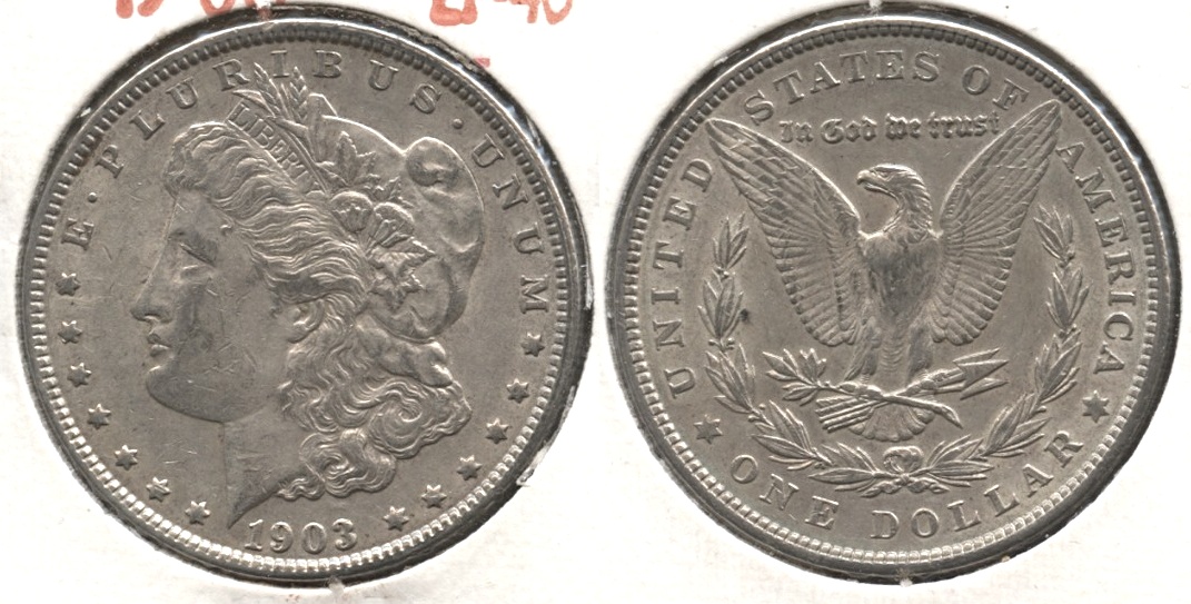 1903 Morgan Silver Dollar EF-40 #b