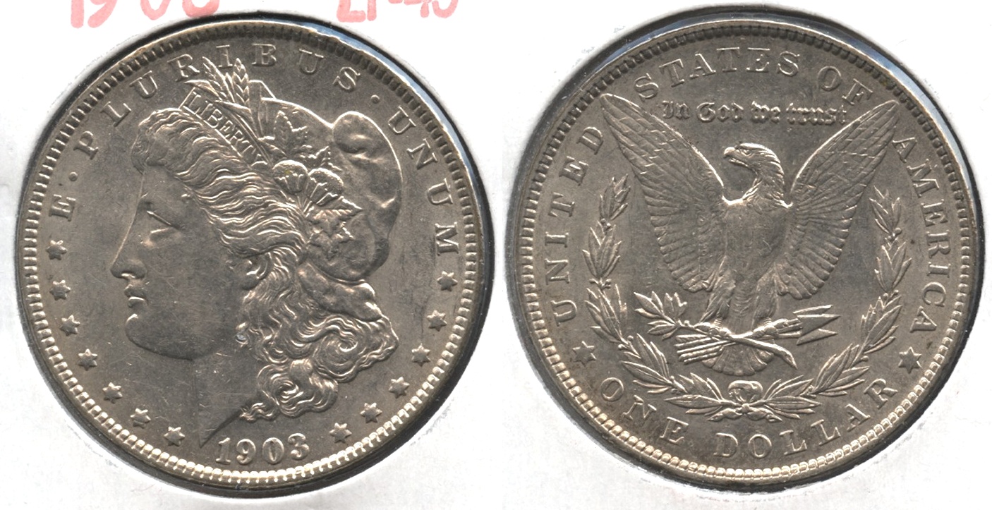 1903 Morgan Silver Dollar EF-45 #j
