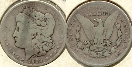 1903 Morgan Silver Dollar Good-4