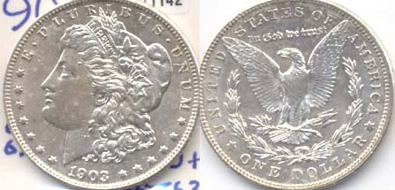 1903 Morgan Silver Dollar MS-60