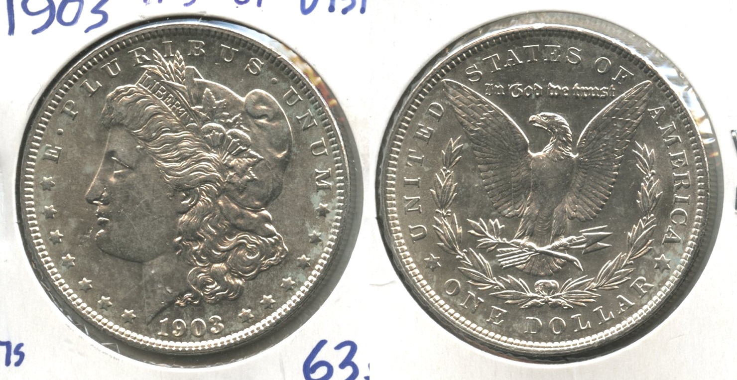 1903 Morgan Silver Dollar MS-61