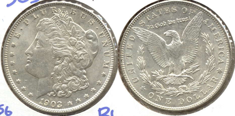 1903 Morgan Silver Dollar MS-62 b