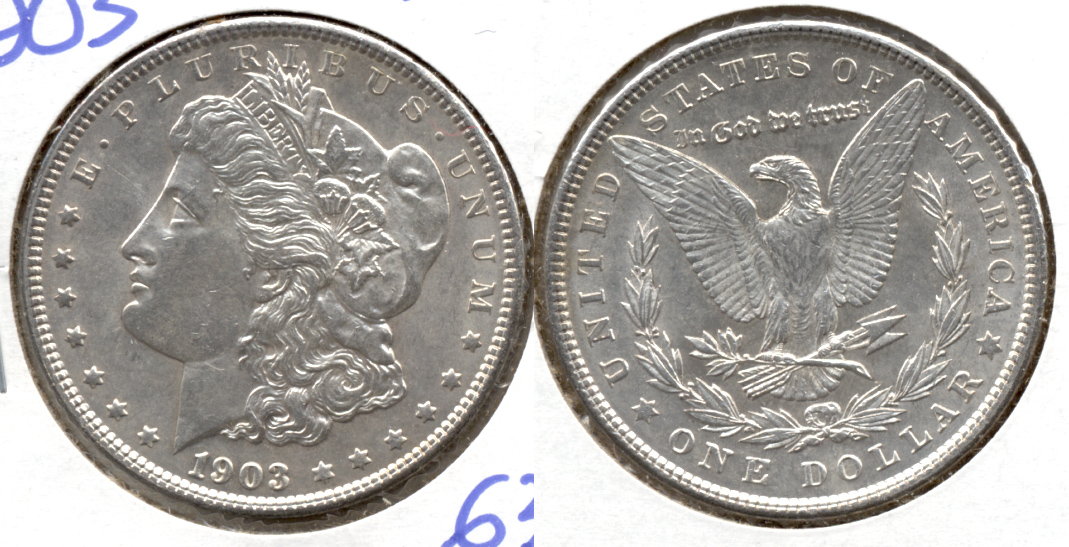 1903 Morgan Silver Dollar MS-63 a