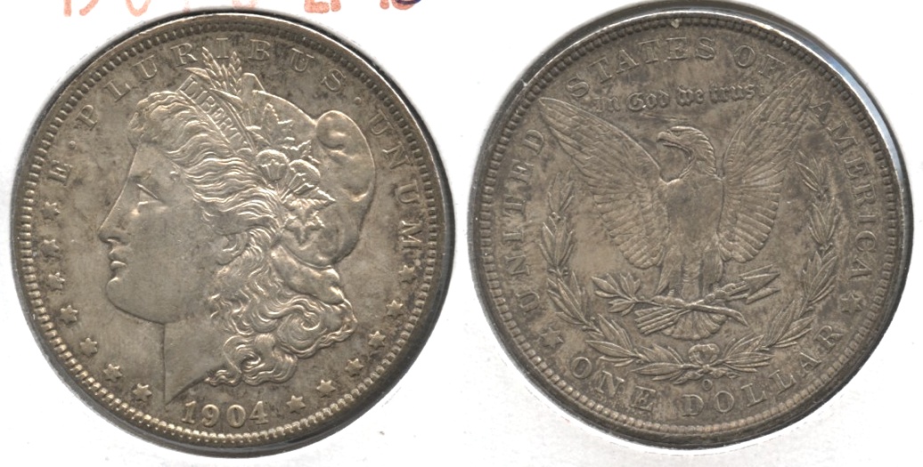 1904-O Morgan Silver Dollar EF-40