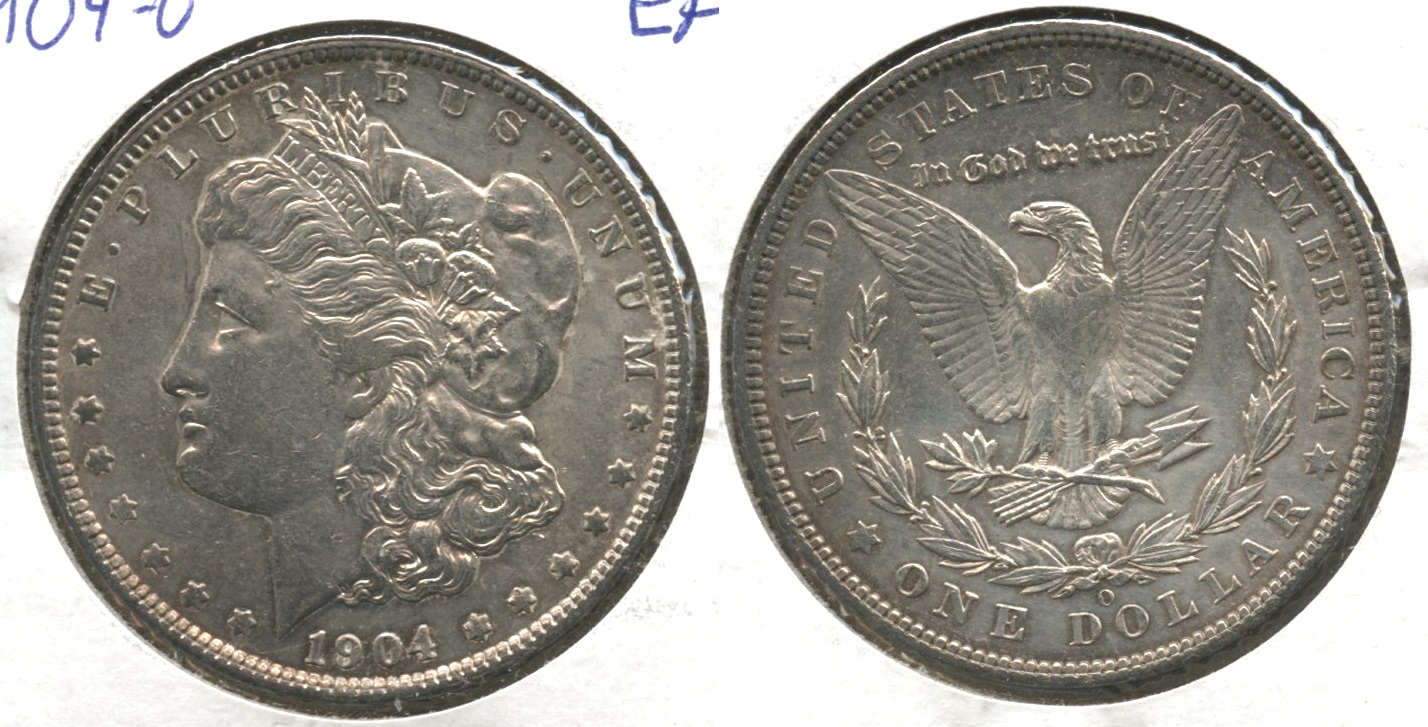 1904-O Morgan Silver Dollar EF-40 #c