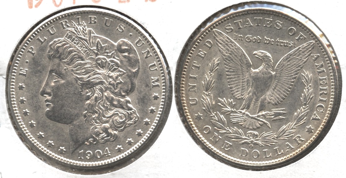 1904-O Morgan Silver Dollar EF-45 #b