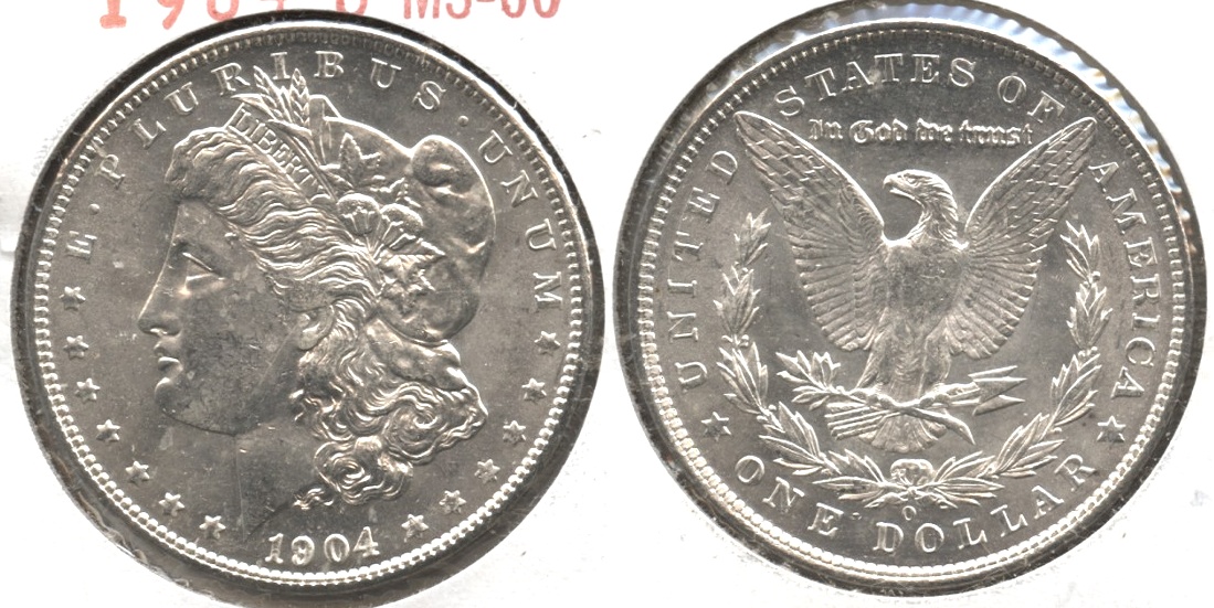 1904-O Morgan Silver Dollar MS-60 #b