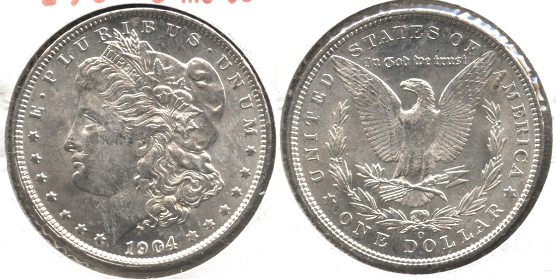 1904-O Morgan Silver Dollar MS-60 #c