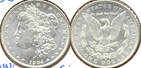 1904-O Morgan Silver Dollar MS-63