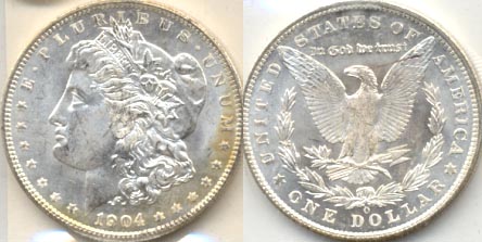 1904-O Morgan Silver Dollar MS-63 b