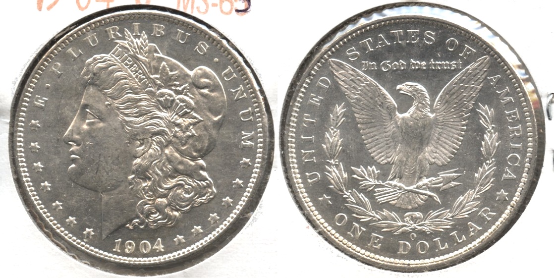 1904-O Morgan Silver Dollar MS-63 #e
