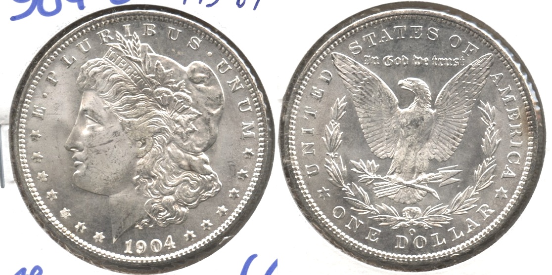 1904-O Morgan Silver Dollar MS-64