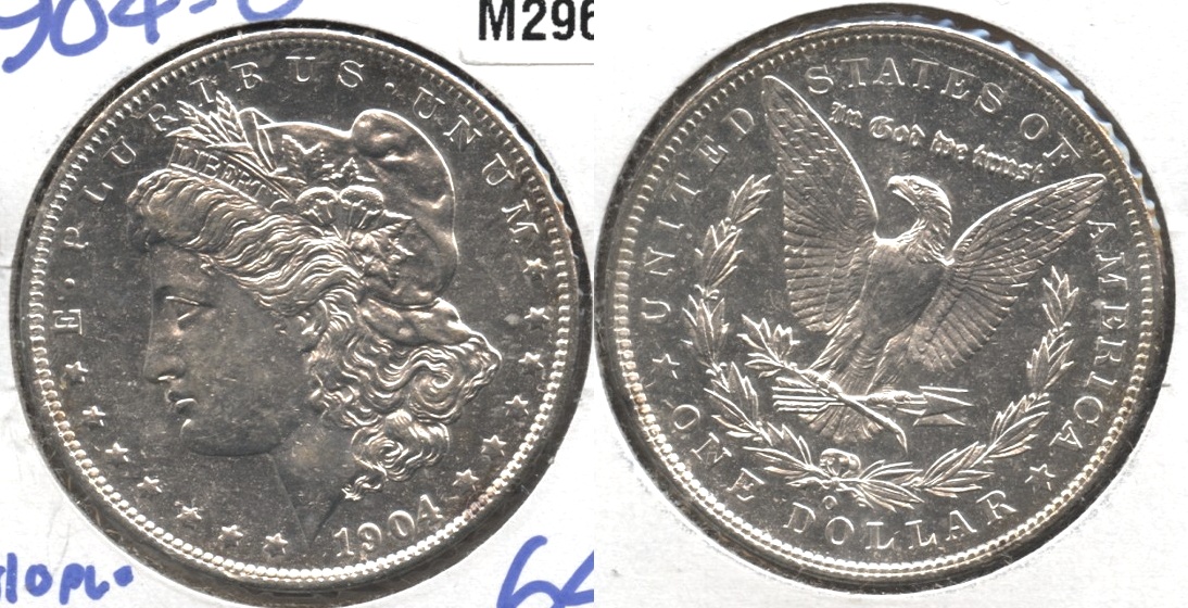 1904-O Morgan Silver Dollar MS-64 #c Prooflike
