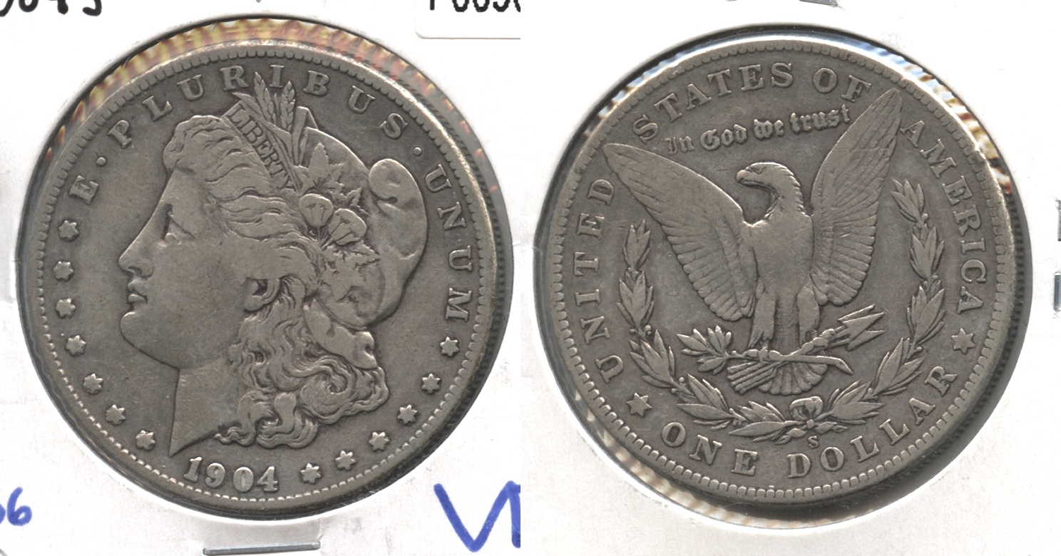 1904-S Morgan Silver Dollar VF-20 #b