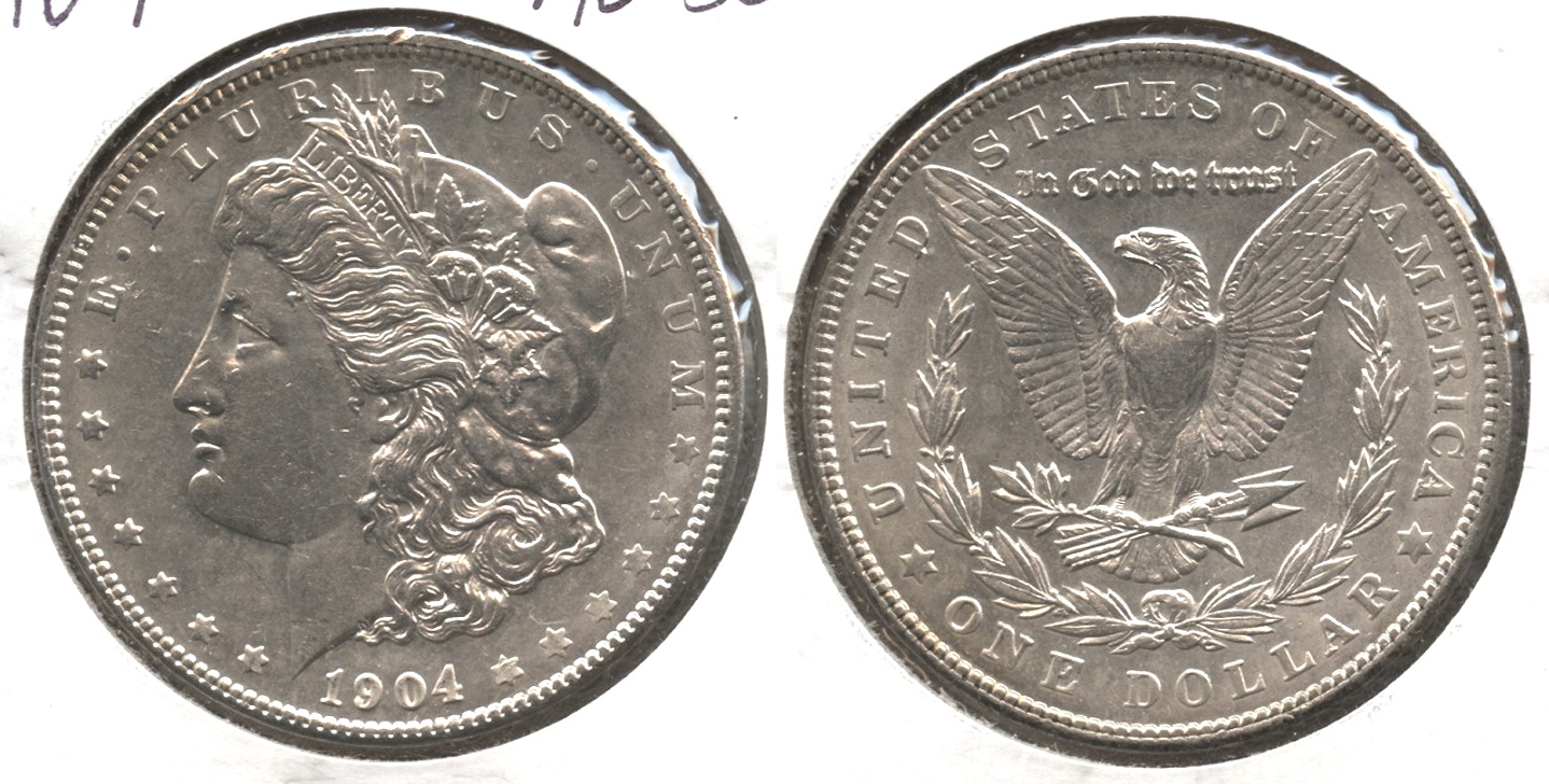 1904 Morgan Silver Dollar AU-55