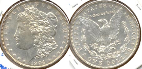 1904 Morgan Silver Dollar MS-60