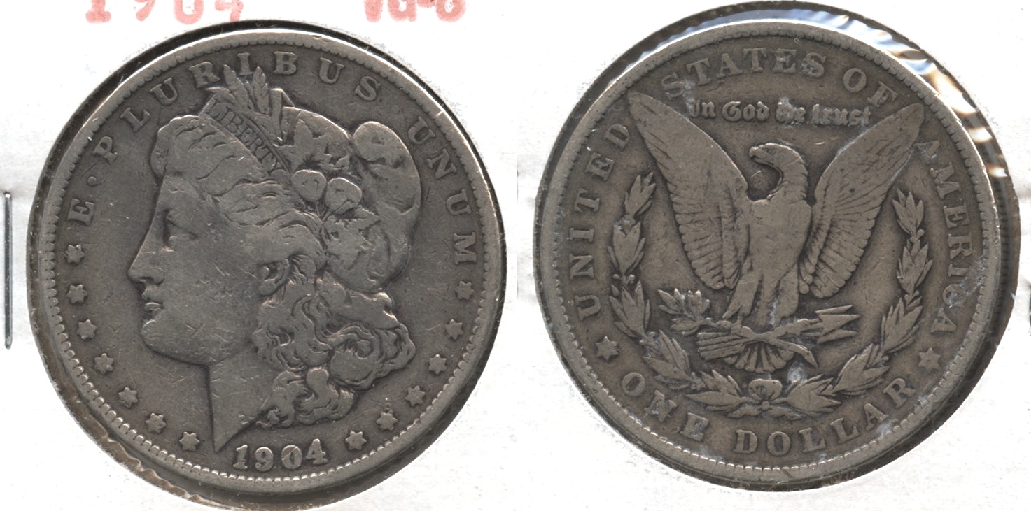 1904 Morgan Silver Dollar VG-8