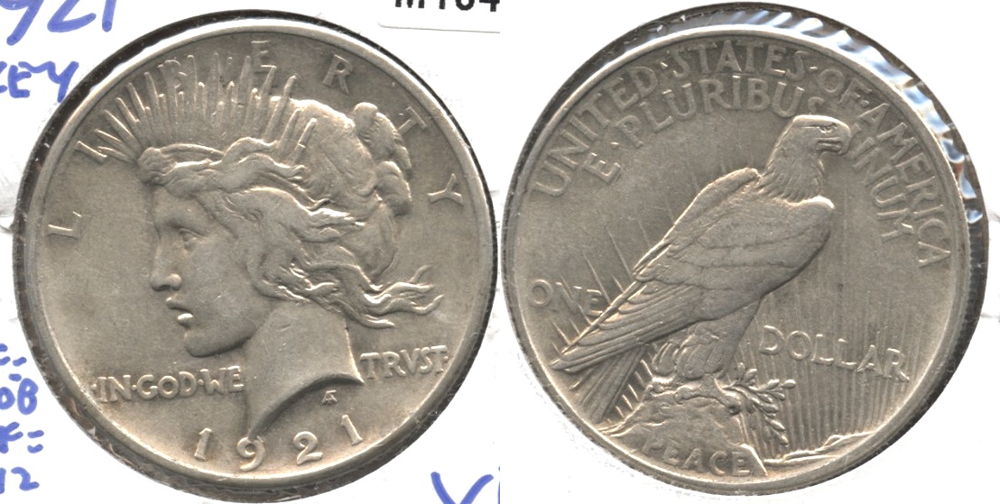 1921 Peace Silver Dollar EF-40 #a