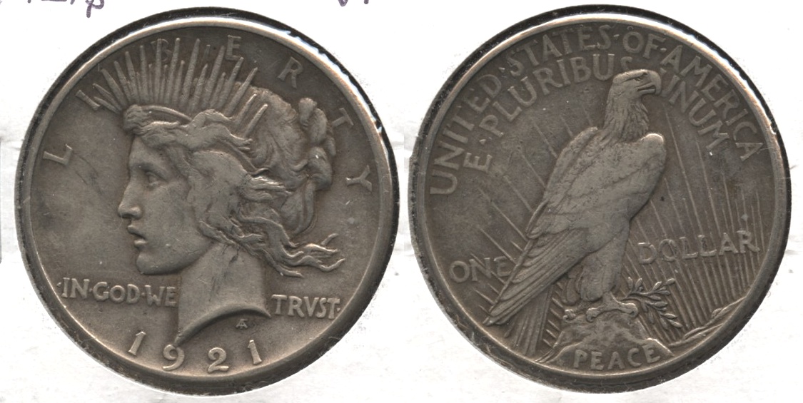 1921 Peace Silver Dollar VF-20 #e