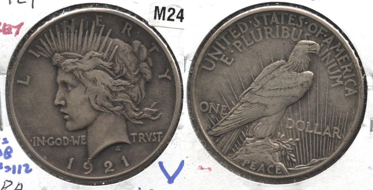 1921 Peace Silver Dollar VF-20 #i