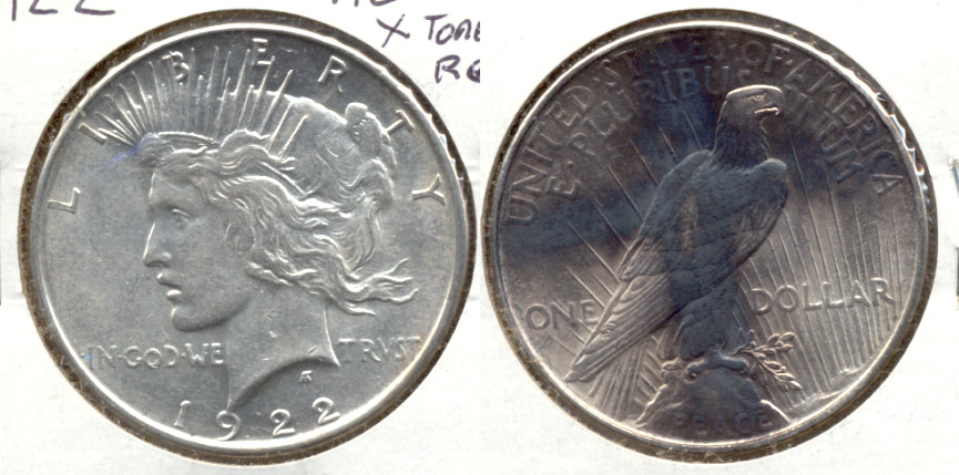 1922 Peace Silver Dollar AU-50