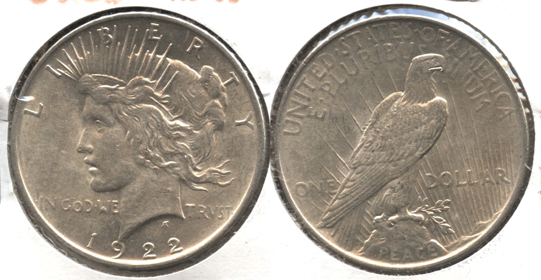 1922 Peace Silver Dollar AU-55 #n