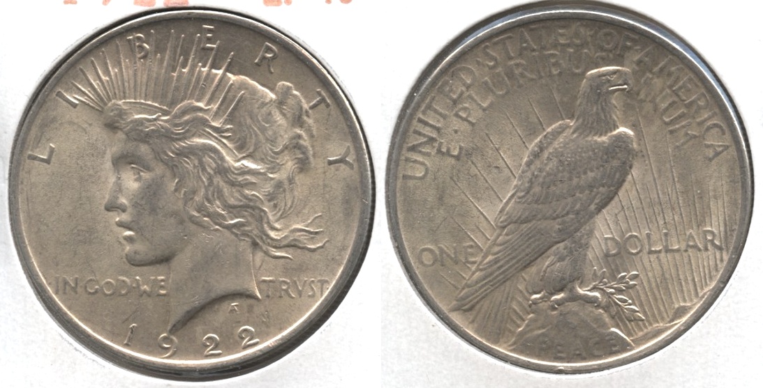 1922 Peace Silver Dollar EF-40 #i