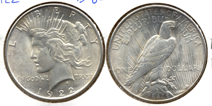 1922 Peace Silver Dollar MS-62