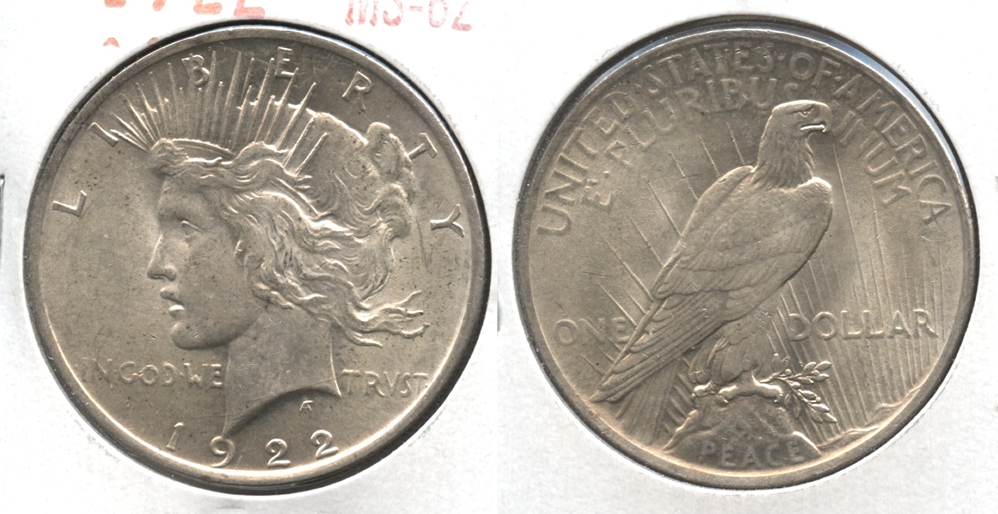 1922 Peace Silver Dollar MS-62 #i