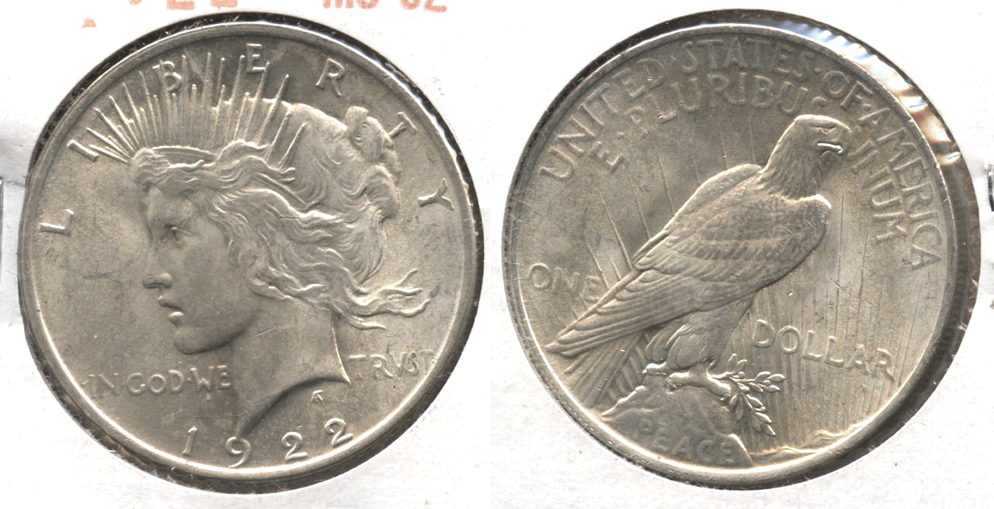 1922 Peace Silver Dollar MS-62 #l