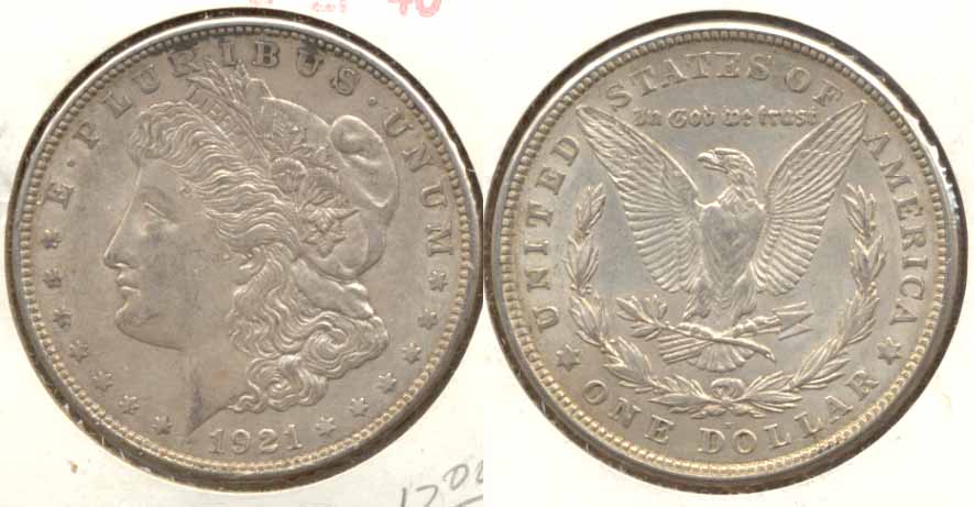 1921-D Morgan Silver Dollar EF-40 c