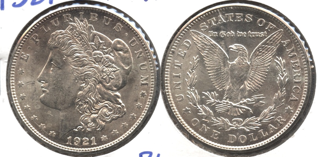 1921-D Morgan Silver Dollar MS-60 #i