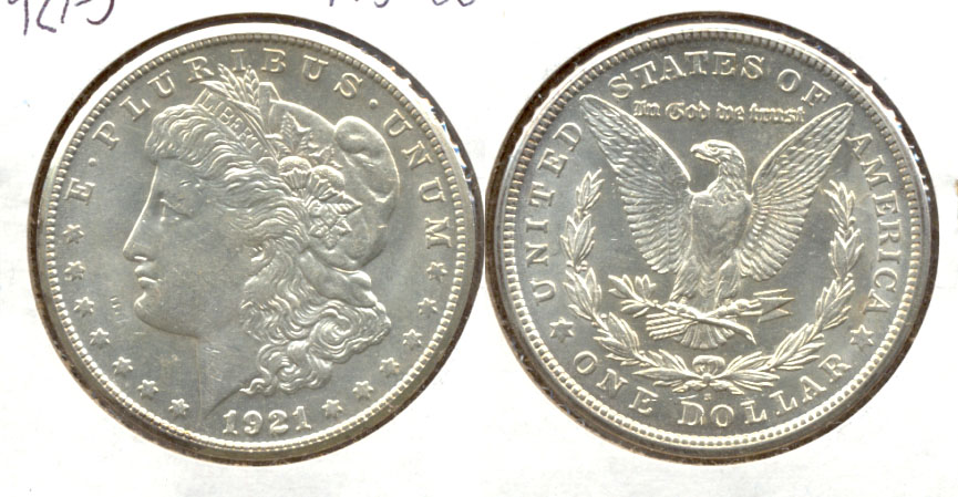 1921-S Morgan Silver Dollar MS-60