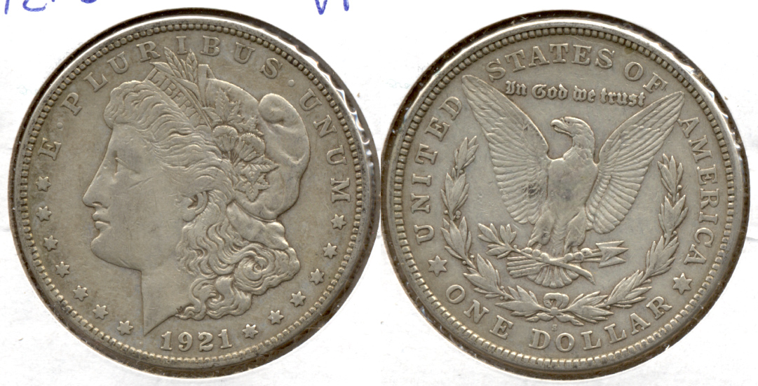 1921-S Morgan Silver Dollar VF-20 c