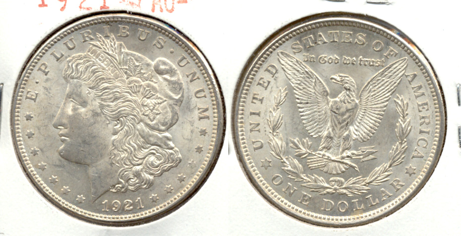 1921 Morgan Silver Dollar AU-50 g