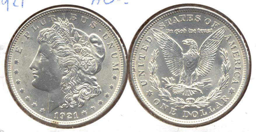 1921 Morgan Silver Dollar AU-55 c