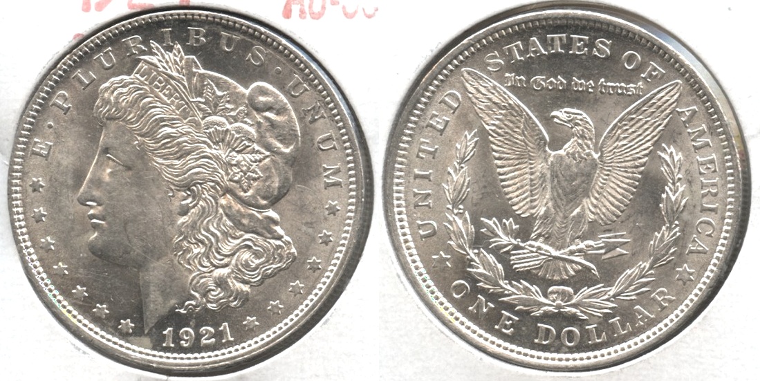 1921 Morgan Silver Dollar AU-55 #j