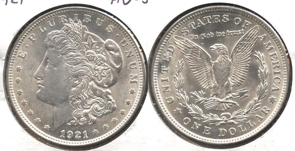 1921 Morgan Silver Dollar AU-55 #o