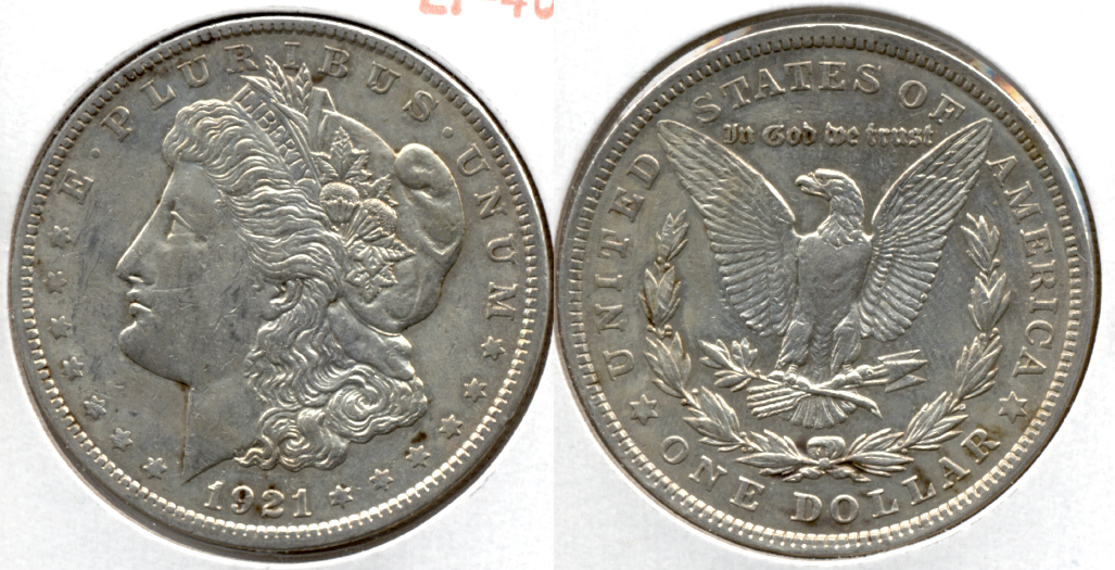 1921 Morgan Silver Dollar EF-40 x