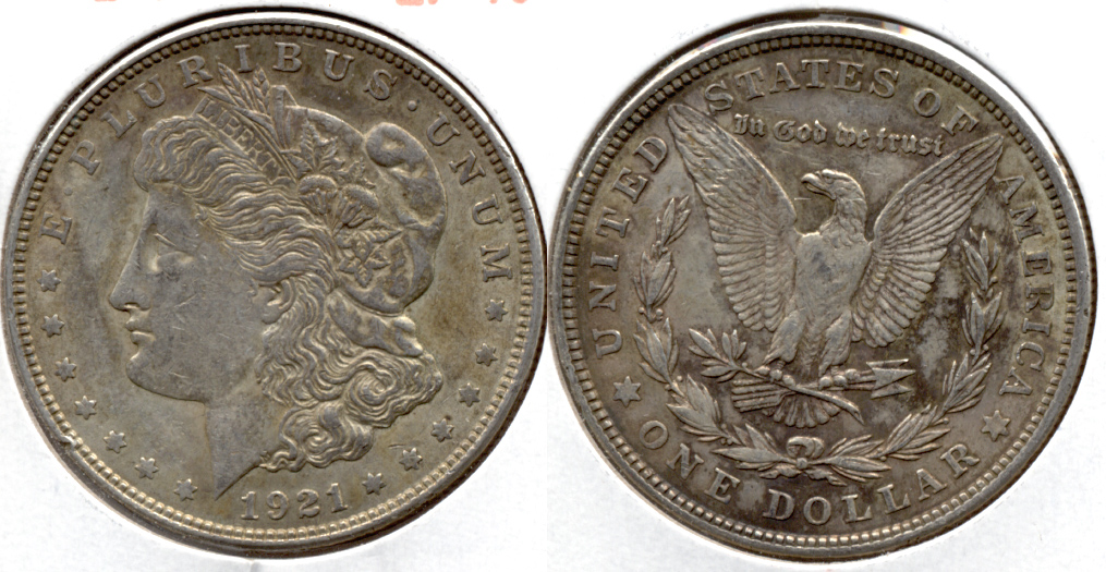 1921 Morgan Silver Dollar EF-40 z