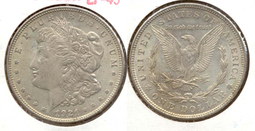 1921 Morgan Silver Dollar EF-45 i