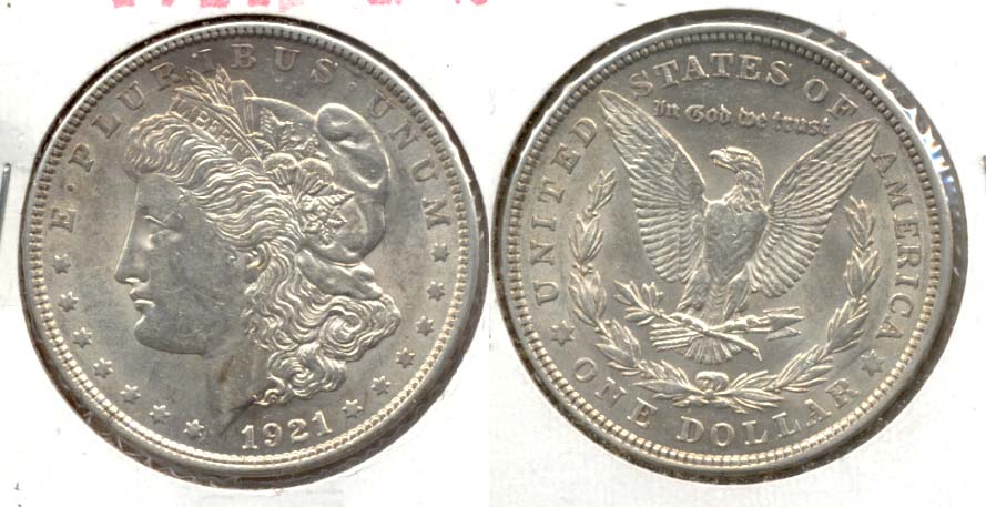1921 Morgan Silver Dollar EF-45 j