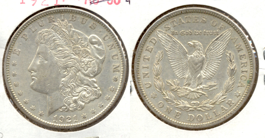 1921 Morgan Silver Dollar EF-45 p