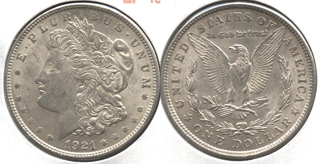 1921 Morgan Silver Dollar EF-45 #u