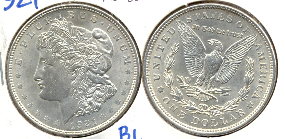 1921 Morgan Silver Dollar MS-60